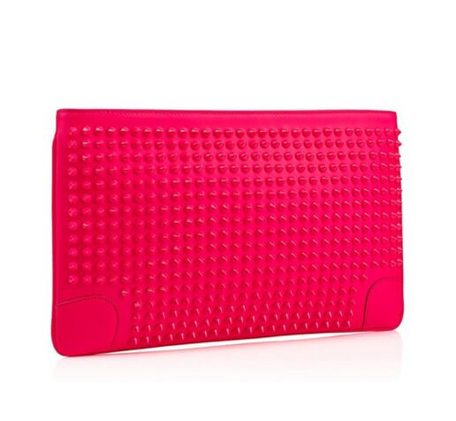 クリスチャン ルブタンコピー ルブタン　2015年春夏新作　クラッチ　Loubiposh Clutch Fluo Mat 1155101P065