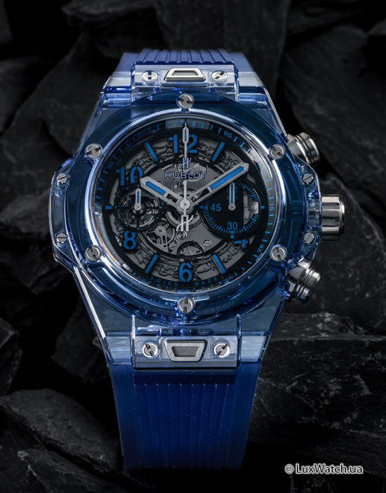 ウブロ時計スーパーコピー 2017新作 ビッグ・バン ウニコ ブルーサファイア Ref.411.JL.4809.RT HUBLOT