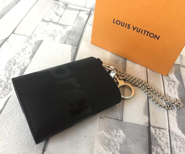 17AW ルイヴィトンスーパーコピー × シュプリーム M67711 CH.CP WALLET チェーンウォレット　三つ折り財布