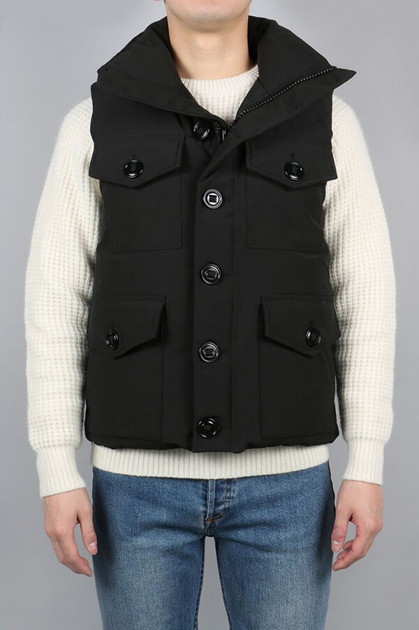 カナダグース スーパーコピー メンズ MONTREAL VEST モントリオール BLACK 622040033