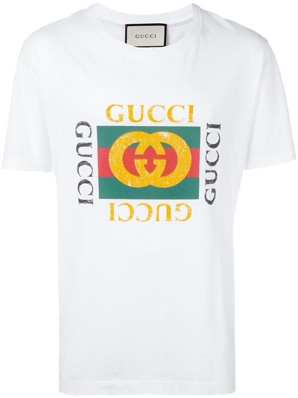 グッチスーパーコピー グッチ 17SS GG LOGO PRINTED T-SHIRTS 8030927