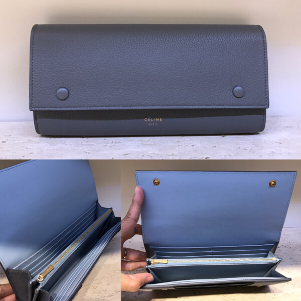 セリーヌ スーパーコピー Flap 2つ折り 長財布 101673AU8.10KL