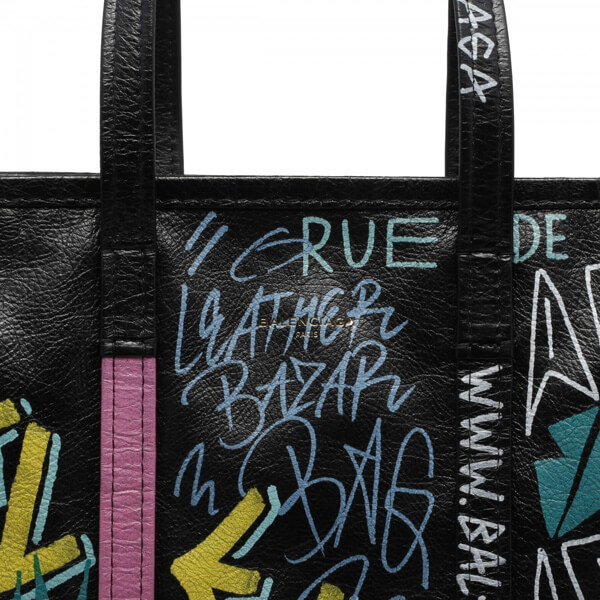 バレンシアガ トートバッグ コピー GRAFFITI BAZAR SHOPPER バッグ 8032225