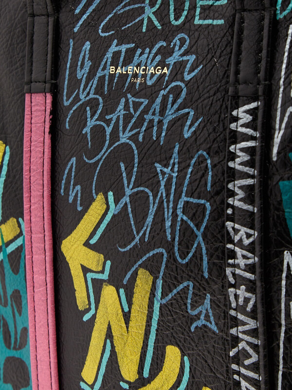 バレンシアガ トートバッグ コピー GRAFFITI BAZAR SHOPPER バッグ 8032225