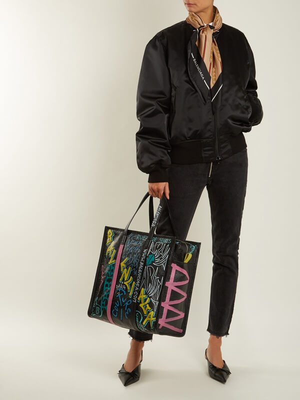 バレンシアガ トートバッグ コピー GRAFFITI BAZAR SHOPPER バッグ 8032225