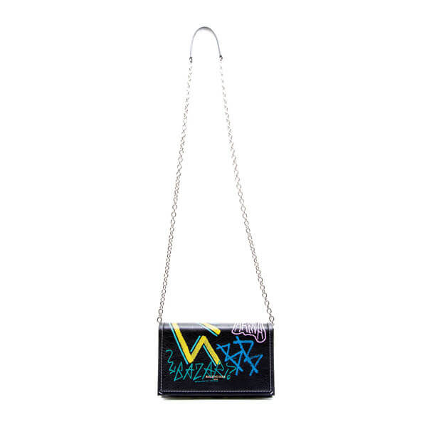 バレンシアガ スーパーコピー ショルダーバッグ ポシェット 497938 0FE0N 1060 Graffiti Bazar clutch