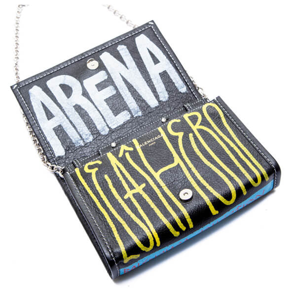 バレンシアガ スーパーコピー ショルダーバッグ ポシェット 497938 0FE0N 1060 Graffiti Bazar clutch