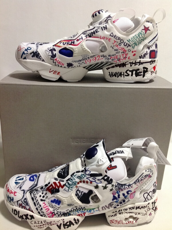 ヴェトモン x REEBOK INSTAPUMP FURY GRAFFITI ヴェトモン スニーカー 8042305