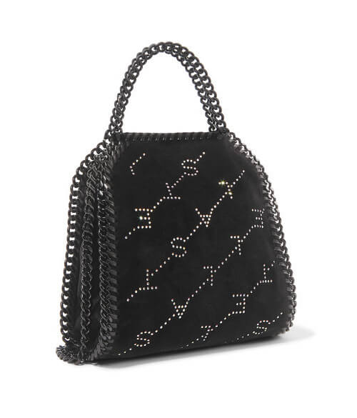 ステラマッカートニー コピー Falabella Tiny embellished velvet tote 9032201