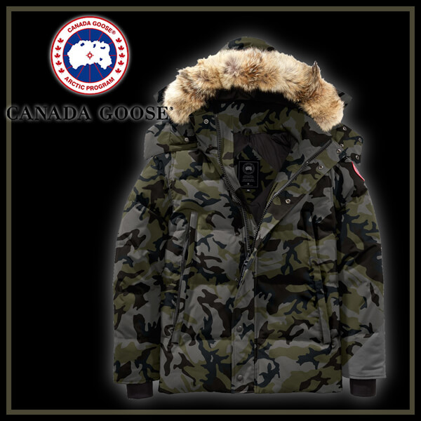 2019秋冬新作 カナダグース 日本未入荷レア WYNDHAM PARKA／カモフラPRINT 9092607