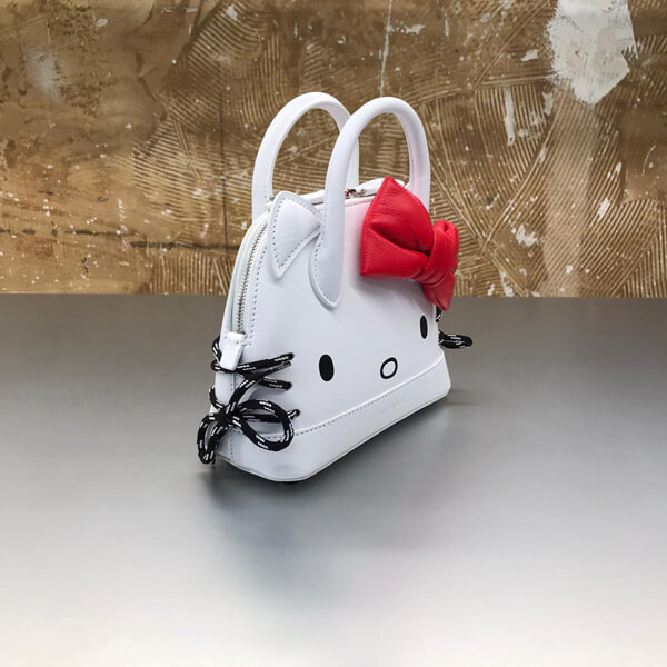 2020限定バレンシアガ偽物 Sac Top Handle XXS Hello Kitty バッグ 6190151CBO39002