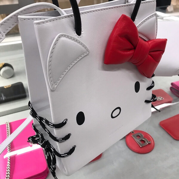 新作超限定 【バレンシアガ&Hello Kittyコラボ】Shopping Tote XXS 20021502