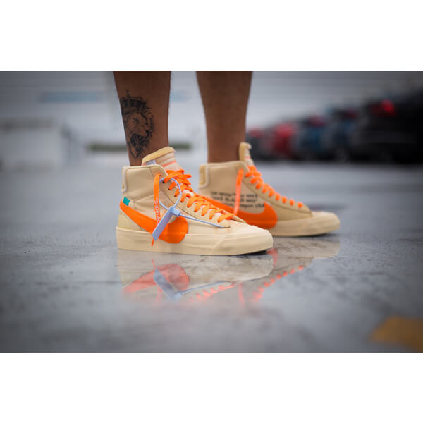 新作入荷 ナイキ  コピー the ten OFF-WHITE ナイキ BLAZER MID ALL HALLOWS EVE AA3832-700