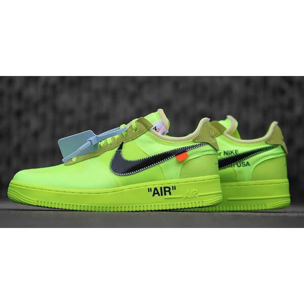 ナイキ スニーカー コピー[ナイキ x OFF WHITE] Air Force 1 Low "Volt" The Ten 2030304