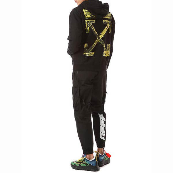 OFF WHITE  レプリカ パーカー 通販  ARROWS スリム HOODIE OMBB034F19E30010