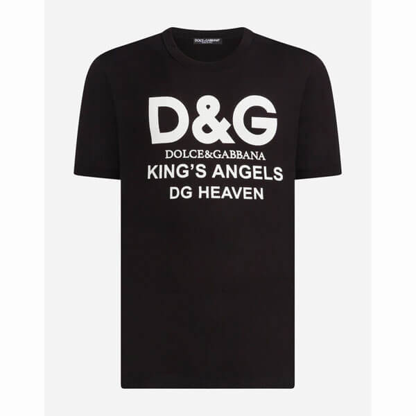 Dolce&Gabbana Tシャツ コットン D&Gプリント 2色 G8IV0TFU7EQW0800