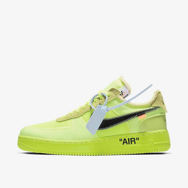 ナイキ スニーカー コピー the ten OFF-WHITE ナイキ AIR FORCE 1 LOW VOLT YELLOW AO4606-700