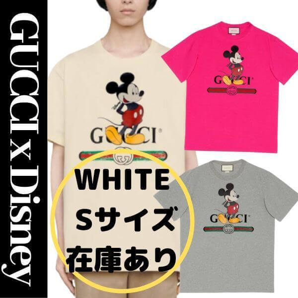 ディズニー グッチ スーパーコピー オーバーサイズ Tシャツ 3色 565806 XJB66 9756