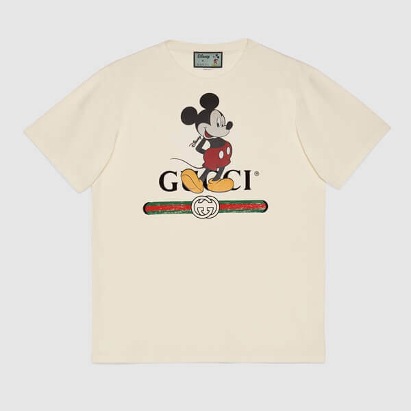 ディズニー グッチ スーパーコピー オーバーサイズ Tシャツ 3色 565806 XJB66 9756