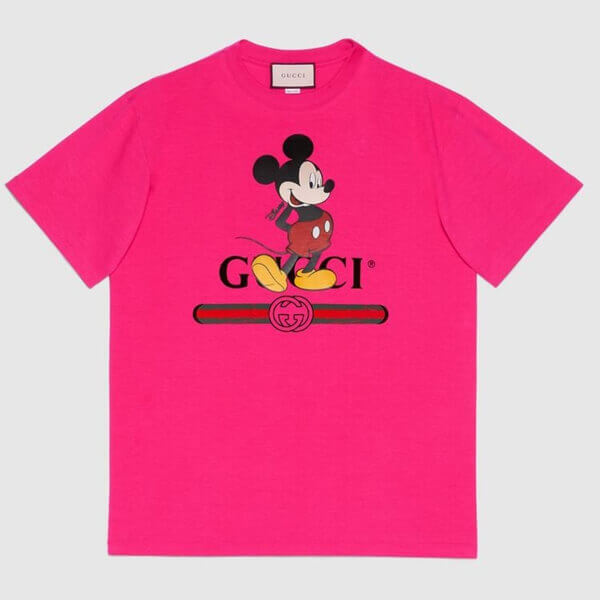 ディズニー グッチ スーパーコピー オーバーサイズ Tシャツ 3色 565806 XJB66 9756