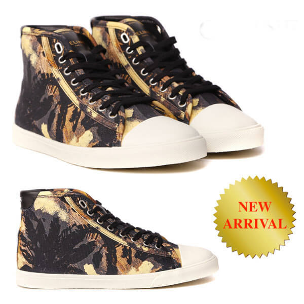 セリーヌ CANVAS HIGH CUT SNEAKERS WITH PRINT 336082112C.11YB