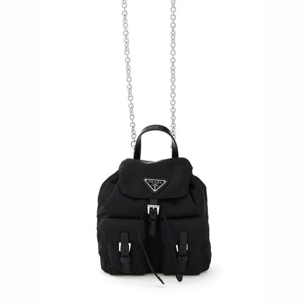 ★ プラダ ★Mini Chain-Strap Backpack 1BH029_V44_F0011_V_COM