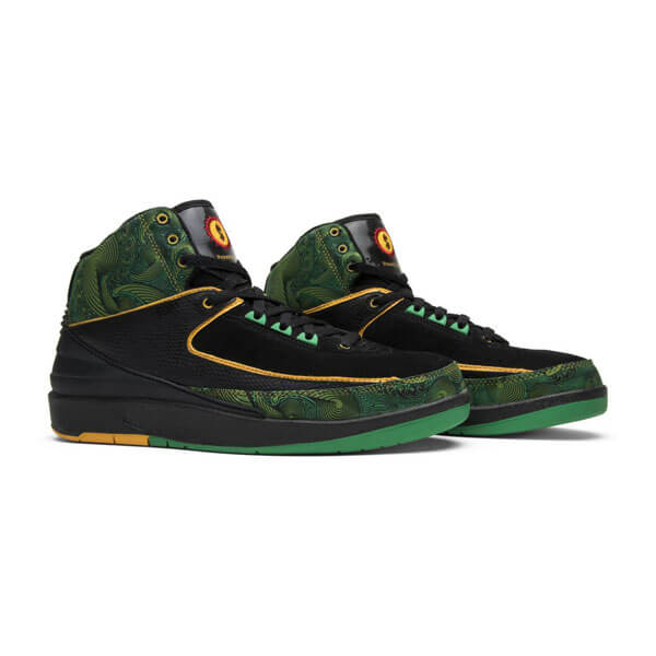 斬新デザイン★ AIR JORDAN 2 RETRO "doernbecher"★Green   201020A13