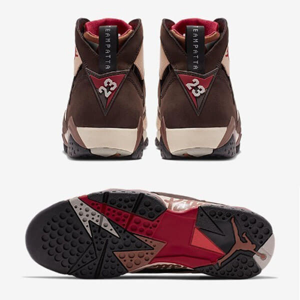 ナイキ エアージョーダン スニーカー コピー 魅惑のコラボ★PATTA ×  AIR JORDAN 7 OG SP★ブラウンAT3375-200