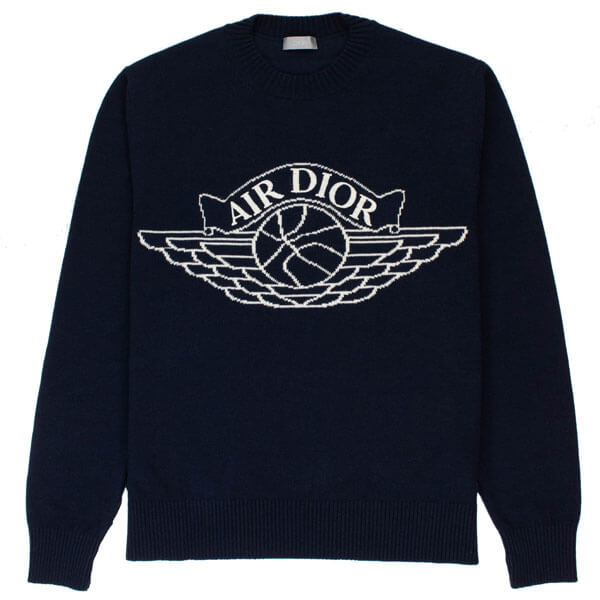 お洒落に♪【ディオール ジョーダン コピー】超激レア ディオール x ナイキAir Jordan Wings Sweater NATURAL 201017a28