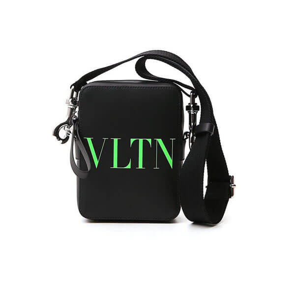 ヴァレンティノコピー ∞ VLTN ロゴ レザー ミニショルダーバッグ UY2B0943FQK