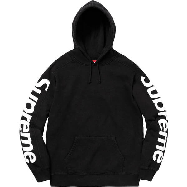 シュプリーム パーカー 偽物 シュプリーム 偽物 最安 SS18 Sideline Hooded Sweatshirt Black201116CC07