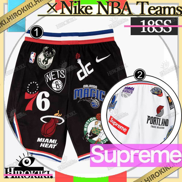 ナイキ シュプリーム 偽物 シュプリーム × ナイキ NBA Teams Authentic Short ナイキ201116CC0196