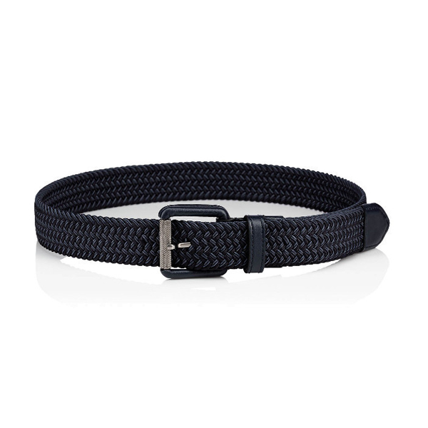 日本未入荷◆ルブタン ベルト スーパー コピー メンズベルト◆【Hugo Belt】◆ネイビー 3195162U522