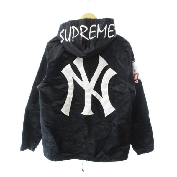 New York NY シュプリーム YANKEESナイキスーパーコピーコピー Satin Hooded Jacket201116B145