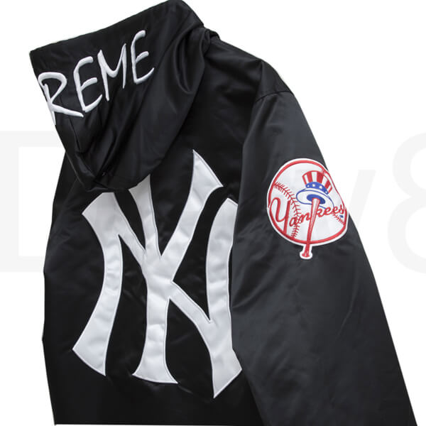 New York NY シュプリーム YANKEESナイキスーパーコピーコピー Satin Hooded Jacket201116B145