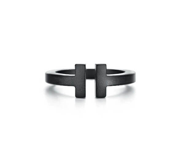 ティファニー コピー ティファニー & Co. ティファニー T Square Ring in Black M6A6586