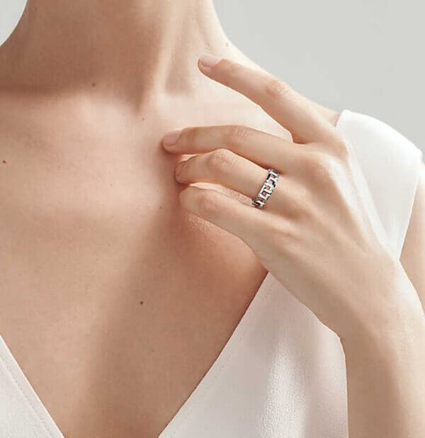 【ティファニー&Co.】ティファニー T True Narrow Ring ティファニー コピー ティファニーT トゥルー ナロー リングM6A6588