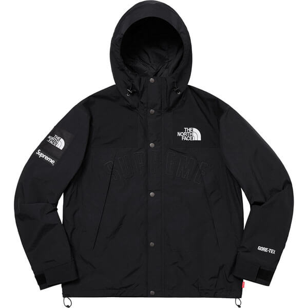 シュプリーム ノースフェイス 偽物 シュプリーム ノースフェイス ダウン Arc Logo Mountain Parka Black20D11C0