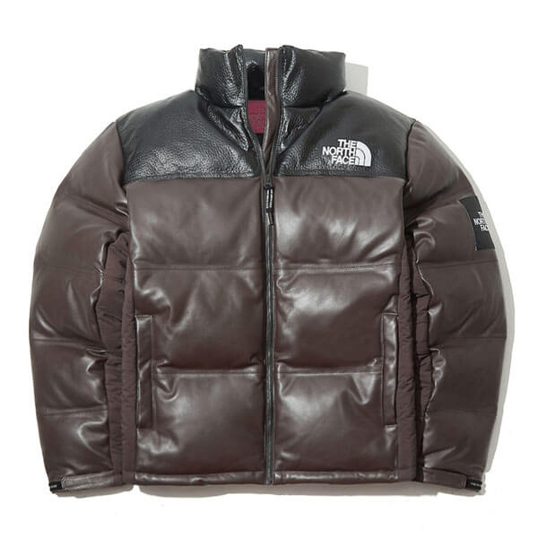 [ノースフェイス] 偽物★19AW NEW★LEATHER NUPTSE DOWN JACKET ★NJ1DK55K、NJ1DK55J、NJ1DK55L