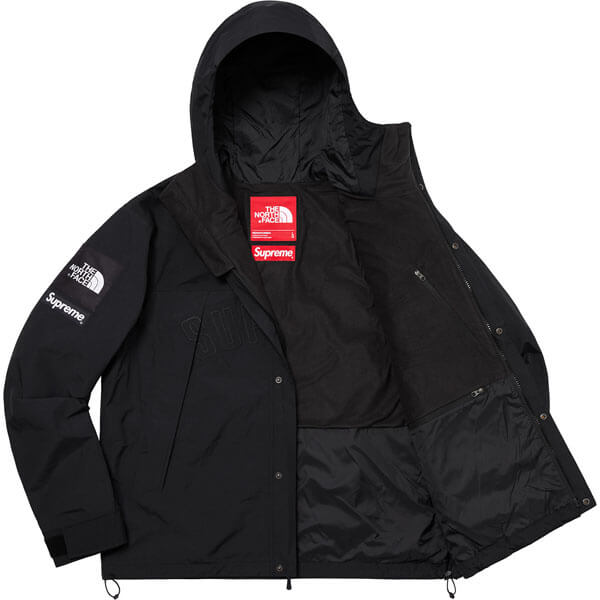 シュプリーム × ノースフェイス Arc Logo偽物 Mountain Parka BlackND951