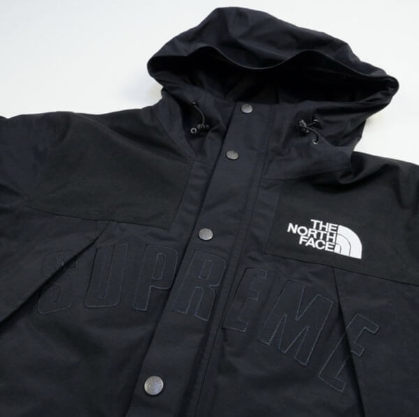 シュプリーム × ノースフェイス Arc Logo偽物 Mountain Parka BlackND951