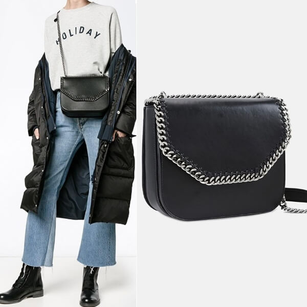 【ステラマッカートニー】Falabella Box Crossbody 偽物ブラック12SMa7