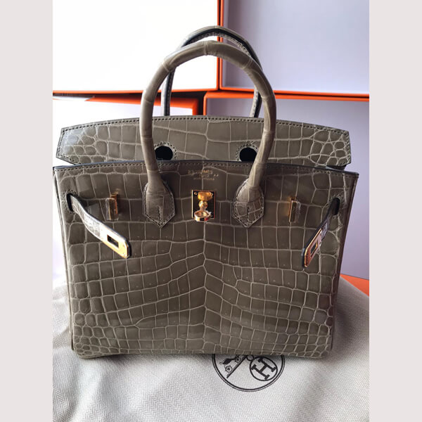 エルメス バーキコピーン★クロコダイル Birkin25 PK03