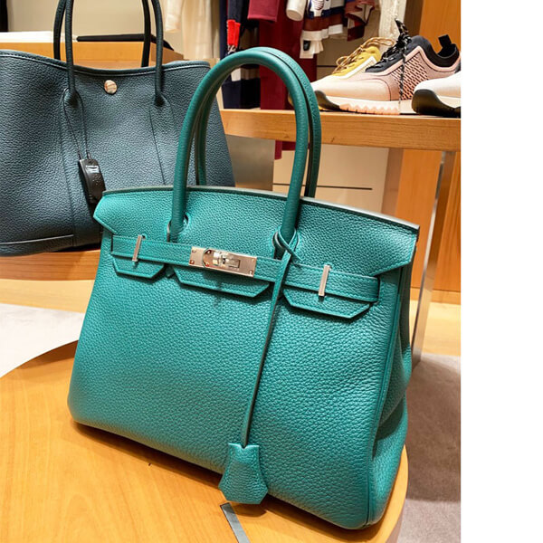 エルメス 超入手困難 Birkin バーキン30コピー Togo 上品 マラカイトPK04