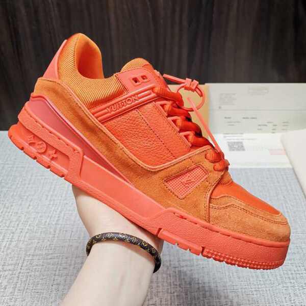 ルイヴィトンスーパーコピー  スニーカー Trainers Orange Virgil AblohM690A73