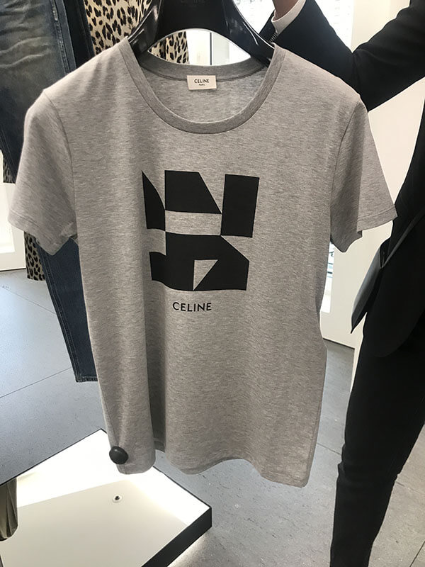 セリーヌスーパーコピー 新作 メンズクルーネックTシャツ INVITATION GEOMETRIQUE 2X308933F.09GB