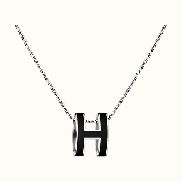 エルメスコピー 憧れの一品を手に入れてお洒落感UP！Pop H pendant BLACK120030