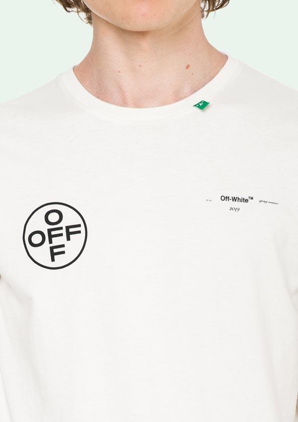 ホワイト オフ ホワイトコピー パーカー 偽物 Off-White 19SS DIAG STENCIL トレーナー_WHITEOMBA025R