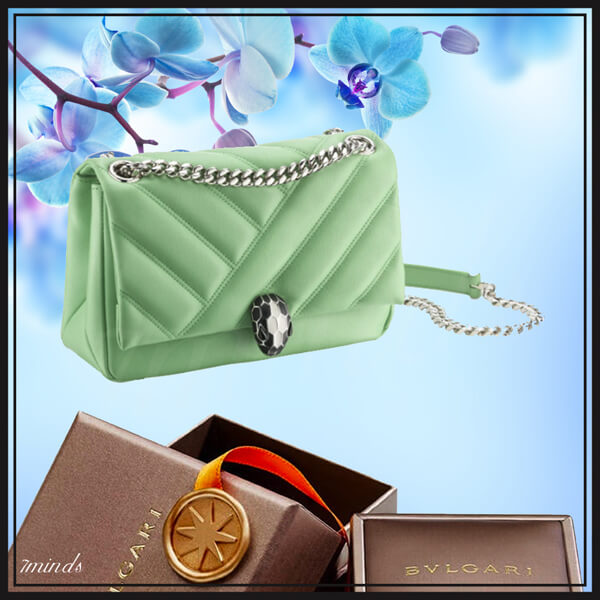 大人気！ショルダー・バッグ★ブルガリコピー  SERPENTI CABOCHON SHOULDER BAG 290231