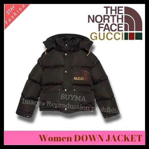 歴史的コラボ入手困難!グッチ×ノースフェイス Women DOWN JACKET